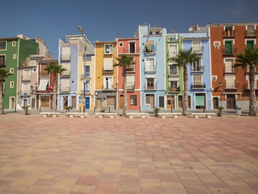 Compleet En Modern Appartement In Het Authentieke Stadshart Villajoyosa Eksteriør billede
